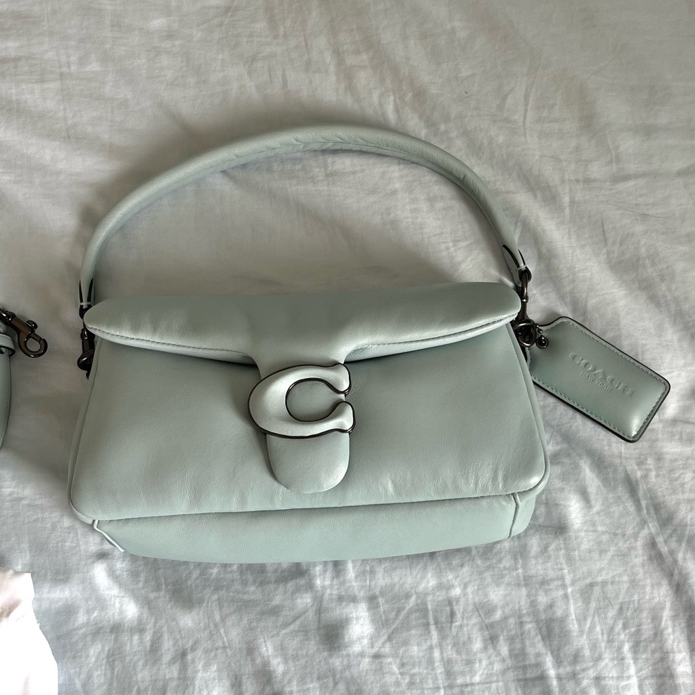 Logo Closure Pillow Leather 26 Tabby Shoulder Bag